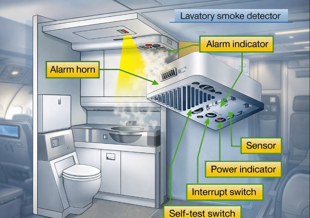 Time-of-Flight Sensing Systems in Aircraft Lavatories