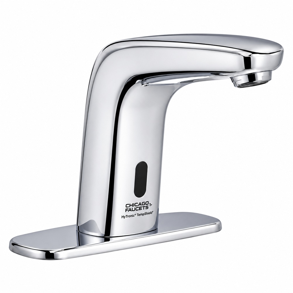 Chicago Faucets HyTronic TempShield Commercial Touchless Faucet